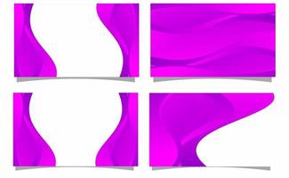 purple Wave Background Vector