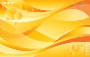 Abstract Yellow Wave  Background vector