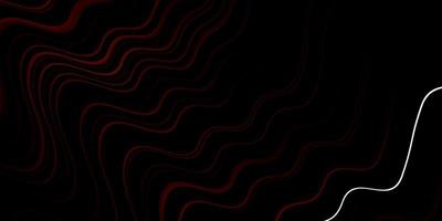 Dark Red vector background with wry lines.