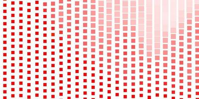 Light Red vector backdrop with rectangles.