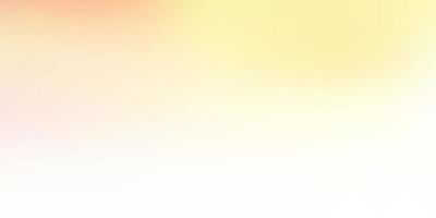 Light yellow vector abstract blur background.