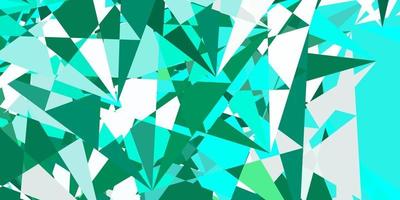 Light Green vector background with polygonal forms.