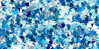 Light blue vector background with polygonal forms.