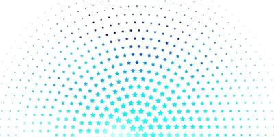 Light BLUE vector pattern with abstract stars.