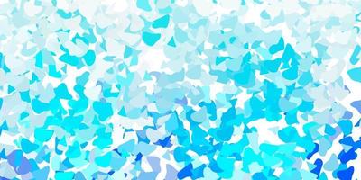 Light blue vector template with abstract forms.