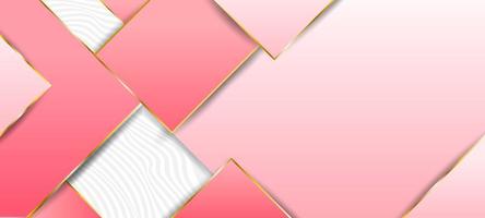 Pink Luxury Geometric Background vector