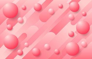Pink Bubble Background vector