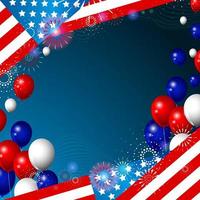 American Flag Background vector