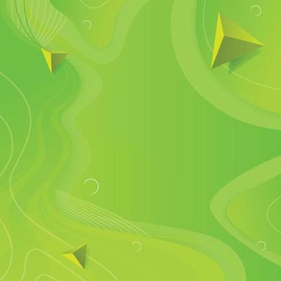 Dynamic Green Wave Background