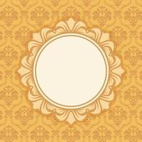 Vintage Background with Damask Patterns vector