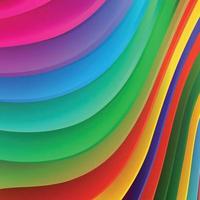 Wave Colorful Abstract Background vector