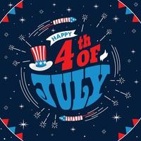 Happy 4th of July Celebration vector