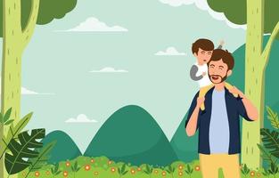 Happy Father's Day Background vector