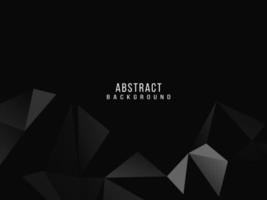 Dark geometric black abstract background elegent design pattern vector