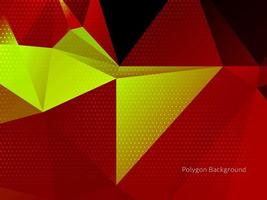 Abstract colorful triangular geometric crystal background vector