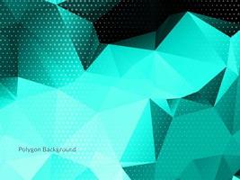 geometric triangle polygon background vector