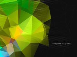 Decorative geometric triangle polygon abstract background vector