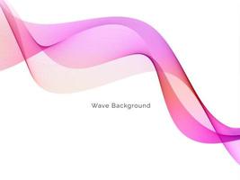 colorful wave style smooth modern background vector