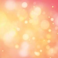 Multicolored blurry bokeh on a yellow background vector