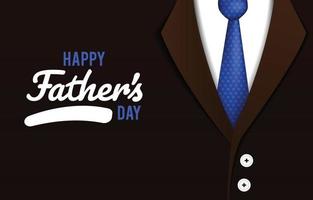 Father's Day with Tuxedo Background Illustration vector