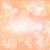Multicolored blurry bokeh on a yellow background vector