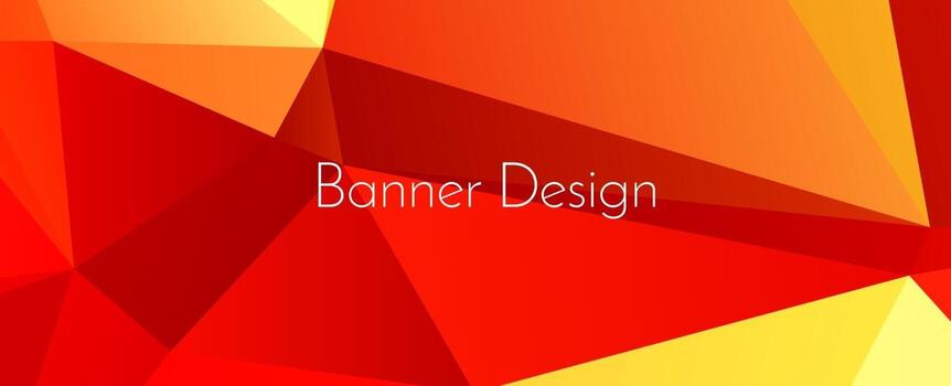 Abstract geometric modern decorative design banner pattern background vector