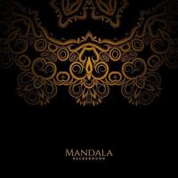 Abstract beautiful luxury mandala decorative background vector