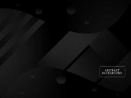 Dark geometric black abstract background elegent design pattern vector