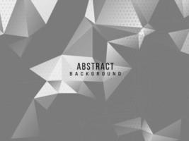 Abstract grey and white geometric stylish modern background design vector