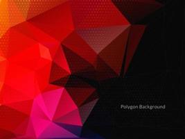 geometric triangle polygon background vector