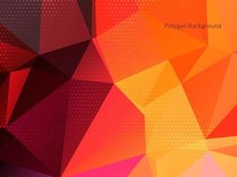 Modern colorful geometric polygon background vector