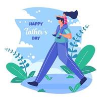 Father's Day Illustration vector