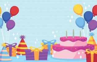 Happy Birthday Background vector