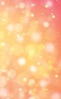 Multicolored blurry bokeh on a yellow background vector