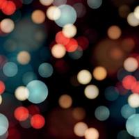 Bright bokeh with highlights on a dark background vector