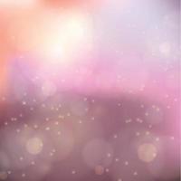 Multicolored blurry bokeh on a dark background vector