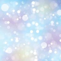 Abstract blue blurred background with bokeh effect vector