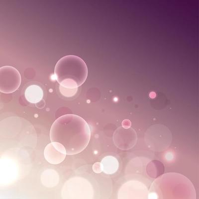 Multicolored blurry bokeh on a red background