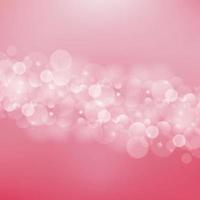 Multicolored blurry bokeh on a red background vector