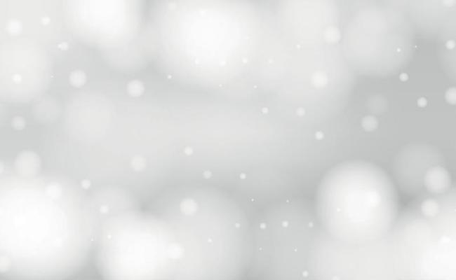White abstract blurred background with bokeh effect