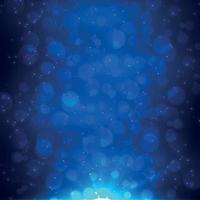 Abstract blue blurred background with bokeh effect