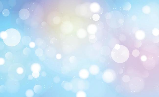 Abstract blue blurred background with bokeh effect