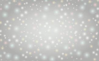 White abstract blurred background with bokeh effect vector