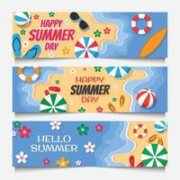 Summer Day Banner vector