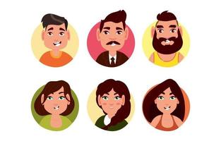 People Avatar Character vector