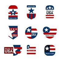 made in usa logo vector