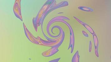 Textured Swirling Pastel Background with Bubbles video