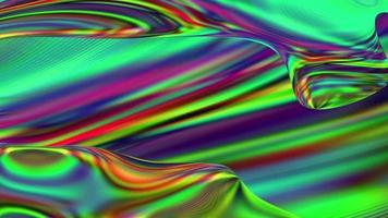 Neon Rainbow Textured Liquid Background video