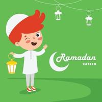 Hand Drawn Illustration For Ramadan Kareem And Islamic Culture vector