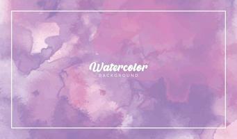 Purple and pink watercolor abstract background vector